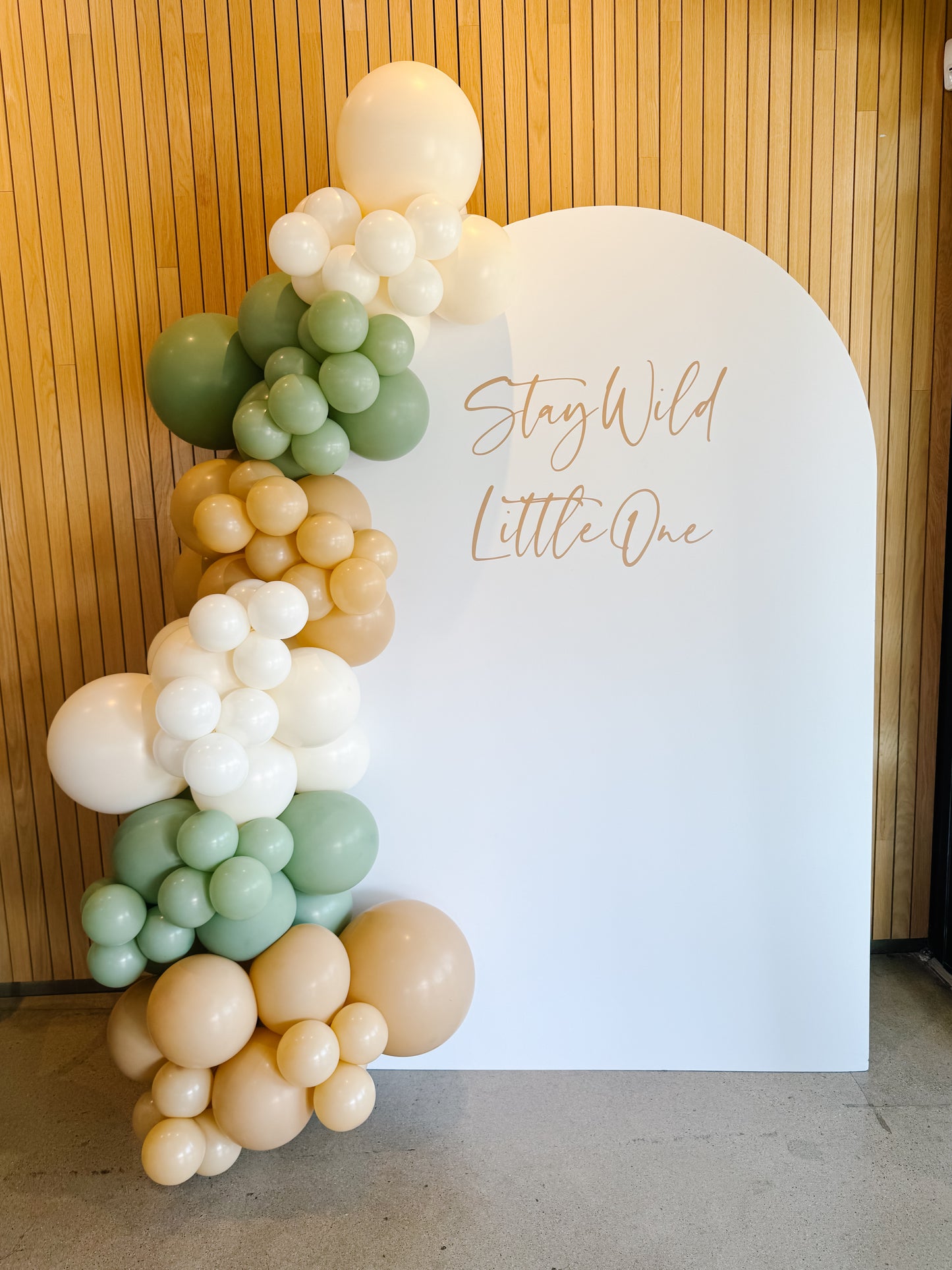 Yours To Keep - Backdrop & Balloon Garland (Drop & Go Delivery)